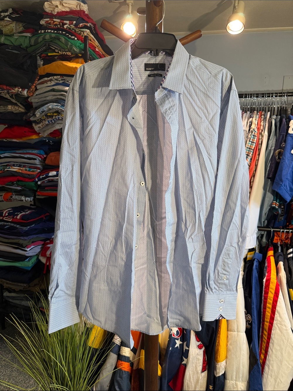 Casual Button-Up Dress Shirt